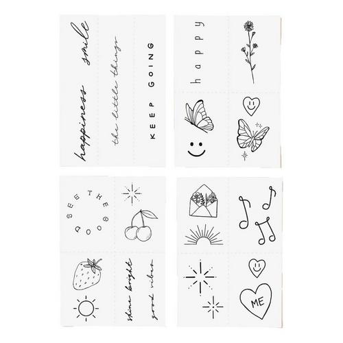 Inked by Dani Feel Good Temporary Tattoo Set - Primary Image