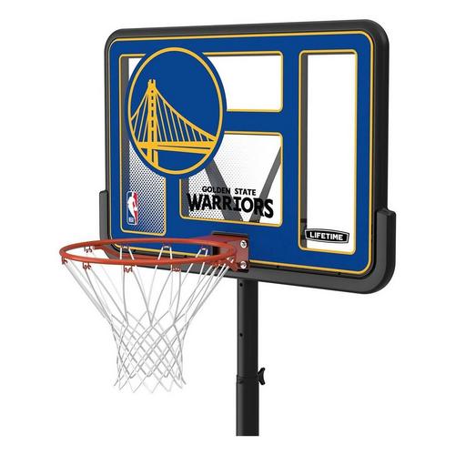 Lifetime NBA Golden State Warriors Portable Basketball Hoop - Primary Image