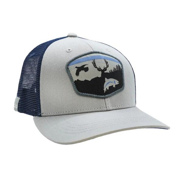 REPYOURWATER Sportsmans Trio Fly Fishing Snapback Hat