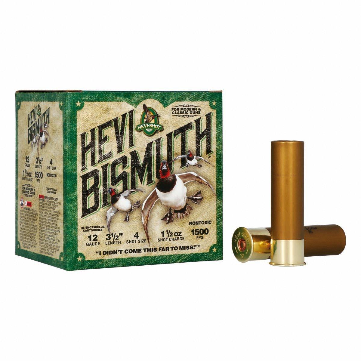 HEVI-Shot Hevi Bismuth Waterfowl 12 Gauge Shotshells 25 Round Box - HEVI-Shot