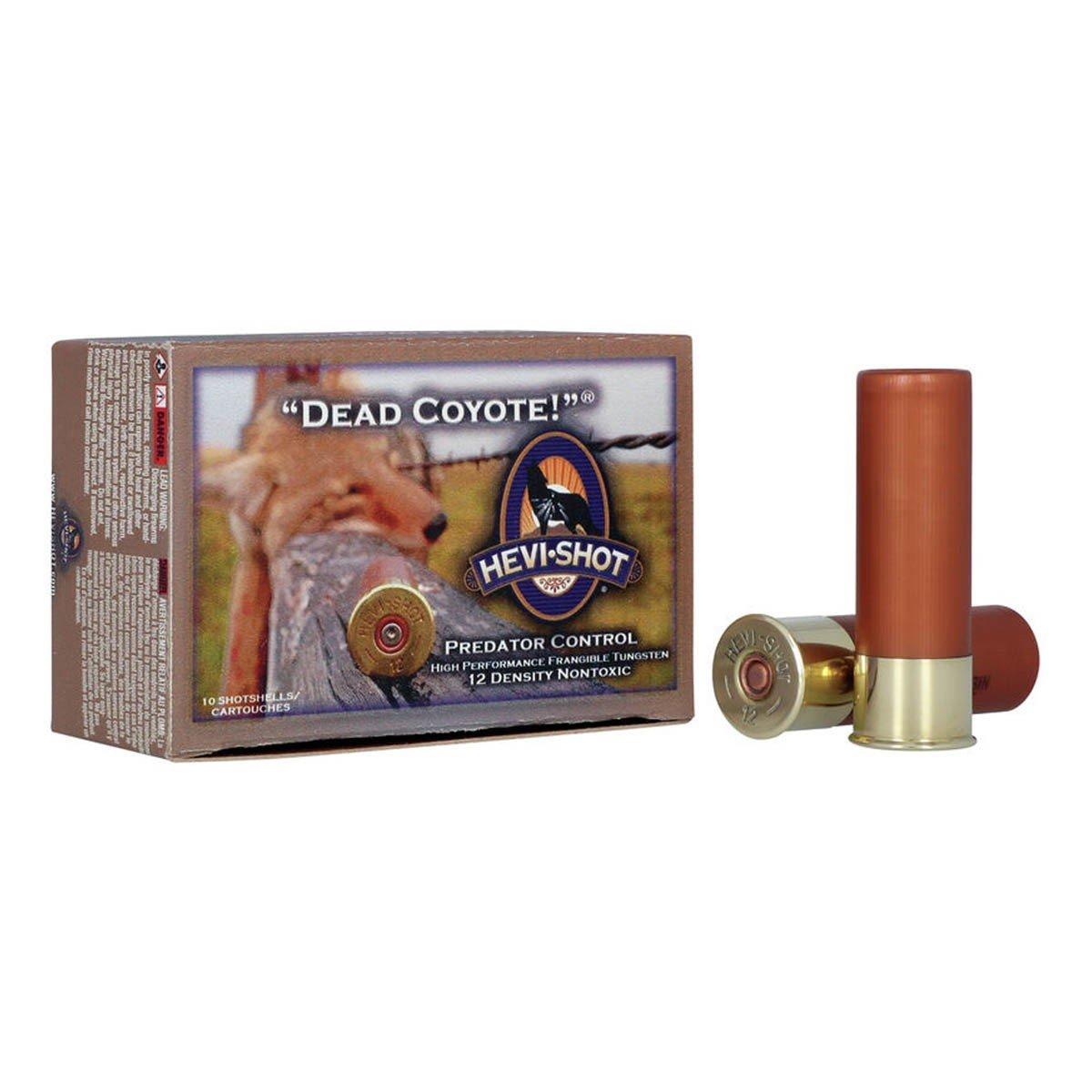 HEVI-Shot Dead Coyote! 12 Gauge Shotshells 10 Round Box