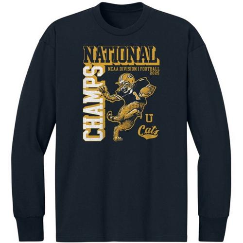 Uptop Montana State Bobcats 2025 FCS National Champs Long Sleeve T-Shirt - Primary Image