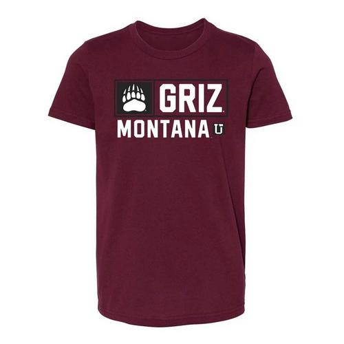 Uptop Kids' Montana Grizzlies Locker T-Shirt - Primary Image