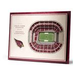 Arizona Cardinals 5-Layer Stadium View Wall Art - Thumbnail 1 of 4