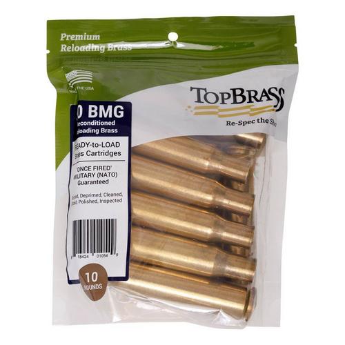 Top Brass Unprimed Remanufactured Brass Rifle Cartridge Cases - Primary Image