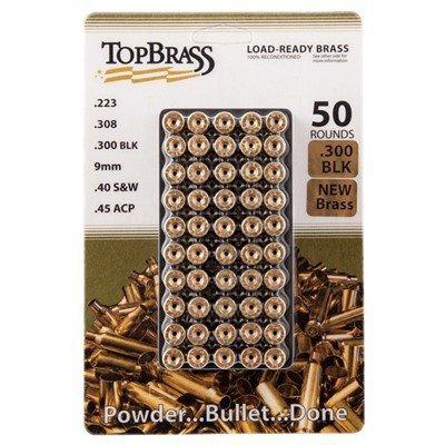 Top Brass New Condition 300 AAC Blk Cases 250/Bag - Top Brass