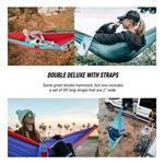 Grand Trunk Double Deluxe Parachute Nylon Hammock - Thumbnail 4 of 6