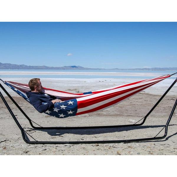 Grand Trunk USA Flag Double Hammock w/Straps