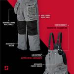 Men's Striker Hardwater Bibs - Thumbnail 13 of 13