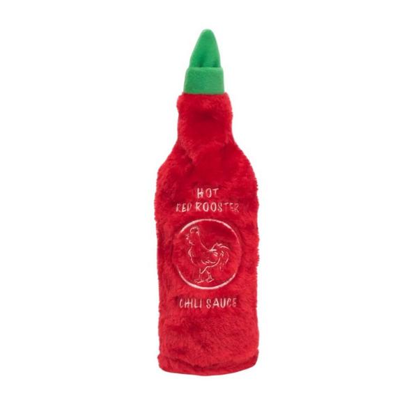 ZippyPaws Hot Sauce Crusherz Red Rooster Dog Toy