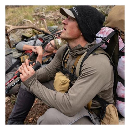 Men's Stone Glacier Chinook Merino 1/2 Zip Hoodie - Primary Image