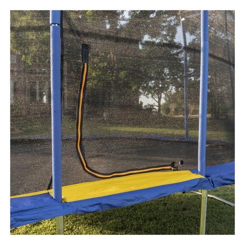 Jumpking 10ft x 15ft Oval Trampoline with Dual Basketball Hoops - Primary Image