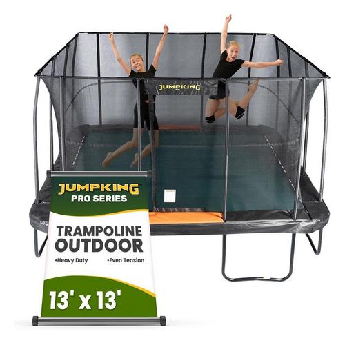 Jumpking Pro-Series 13' x 13' Square Trampoline - Primary Image