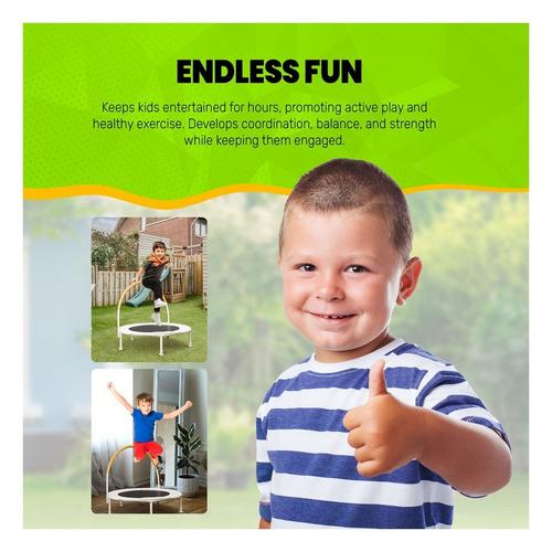 JumpKing 36in Indoor/Outdoor Toddler Trampoline - Primary Image