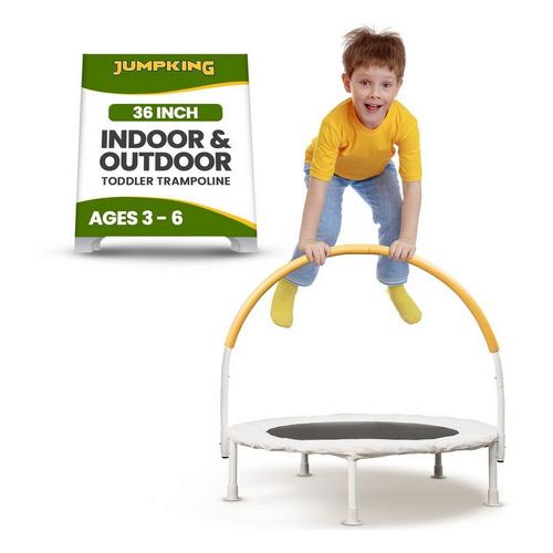 JumpKing 36in Indoor/Outdoor Toddler Trampoline - Primary Image
