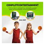 JumpKing 10'x15' Rectangle Trampoline with 2 Powder Coated Basketball Hoops & Breakaway Rim - Thumbnail 4 of 12