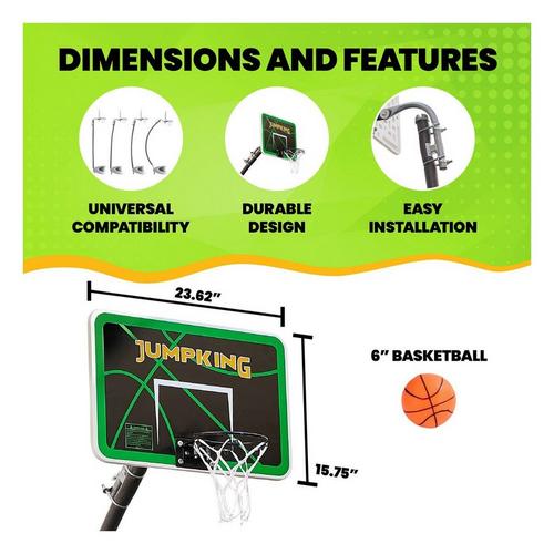 JumpKing Trampoline Basketball Hoop Set - Primary Image