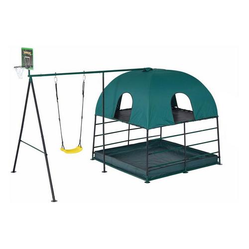 JumpKing Kids Climbing Den & Outdoor Playset - Primary Image
