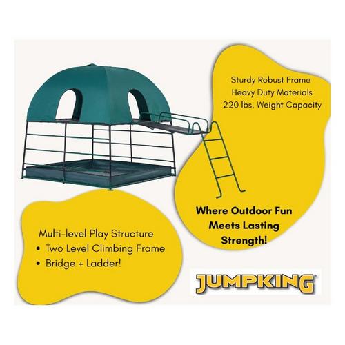JumpKing Climbing Den & Bridge Ladder Playset - Primary Image