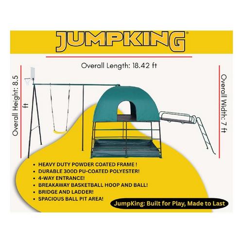 JumpKing Ultimate All-in-One 5-Station Outdoor Adventure Playset - Primary Image