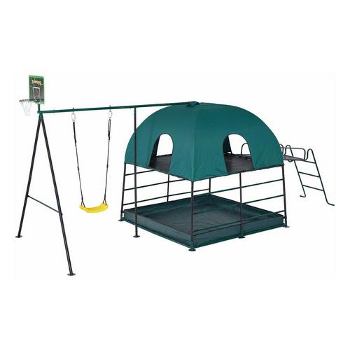 JumpKing Ultimate All-in-One 5-Station Outdoor Adventure Playset - Primary Image