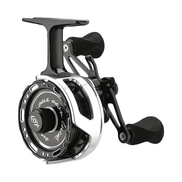 Black Betty 6061 Left Inline Ice Fishing Reel