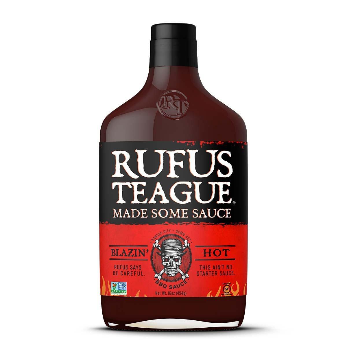 Rufus Teague Blazin Hot BBQ Sauce - Rufus Teague