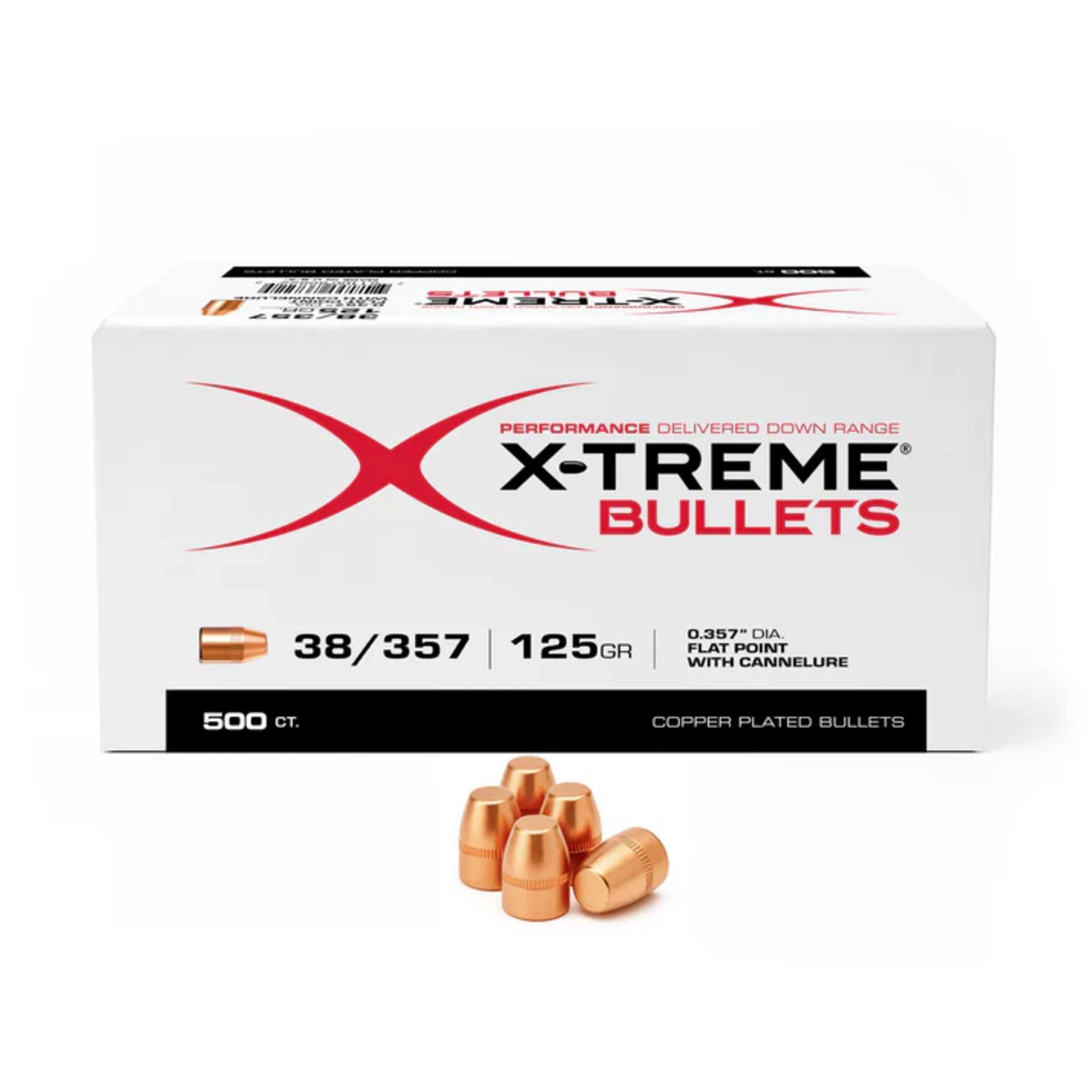 X-Treme Bullets 357 Cal/38 Cal/9mm Copper Plated FP Pistol - X-Treme Bullets