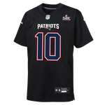 Nike Kids' New England Patriots Drake Maye #10 Super Bowl LX Patch Jersey - Thumbnail 3 of 3