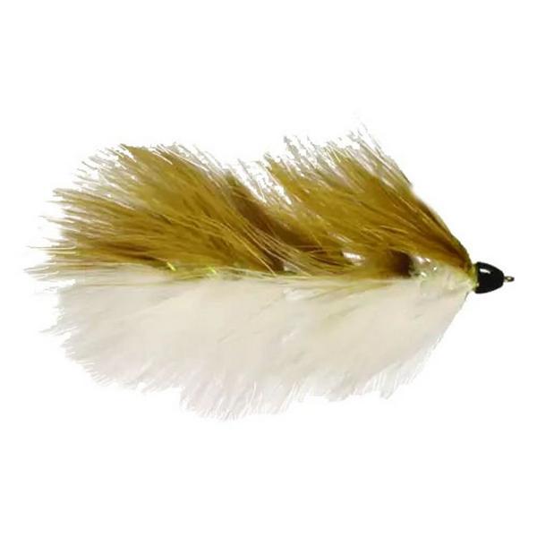 RAINYS FLIES AND SUPPLIES Rainy's Galloup's Barely Legal Streamer Olive/White