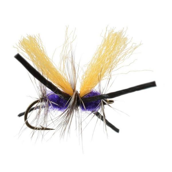 RAINYS FLIES AND SUPPLIES Crossland's Purple Quadruple Double Ugly Dry Fly