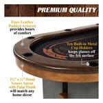 Barrington 10-Player Urban Poker Table with Dining Top - Thumbnail 5 of 8