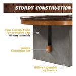 Barrington 10-Player Urban Poker Table with Dining Top - Thumbnail 6 of 8