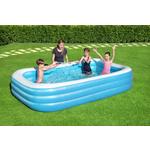 Bestway H2OGO! Blue Rectangular Inflatable Family Swimming Pool - Thumbnail 7 of 8