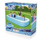 Bestway H2OGO! Blue Rectangular Inflatable Family Swimming Pool - Thumbnail 8 of 8