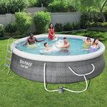 Bestway Fast Set 15' x 42" Round Inflatable Pool Set - Thumbnail 2 of 14