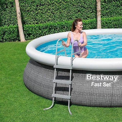 Bestway Fast Set 15' x 42" Round Inflatable Pool Set - Primary Image