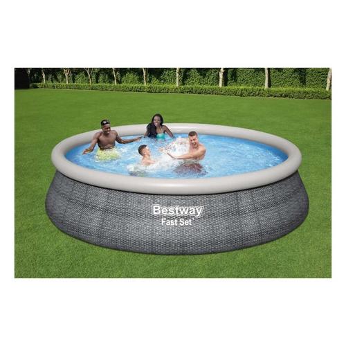 Bestway Fast Set 15' x 42" Round Inflatable Pool Set - Primary Image