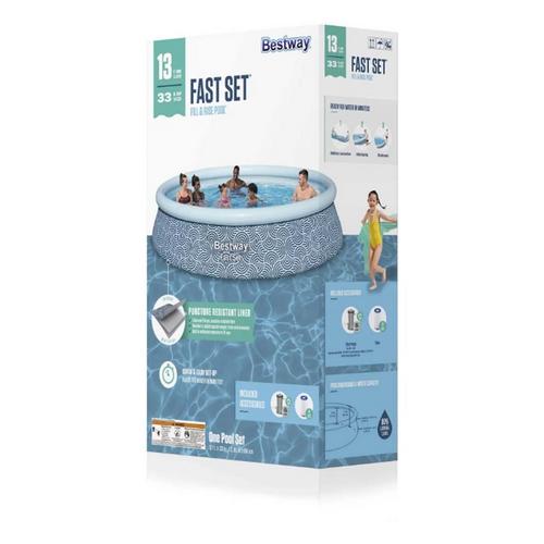 Bestway Fast Set 13' x 33" Round Inflatable Pool Set - Primary Image