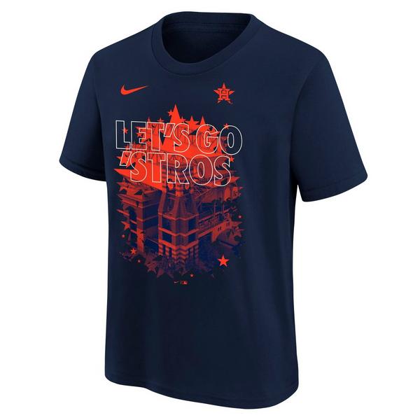 Kids' Houston Astros Local Pack T-Shirt Large Midnight
