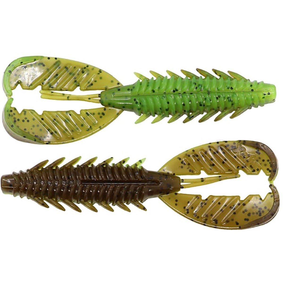 Esca Soft Bass Esche Soft Plastic Xzone Lures Craw - Schiena Muscolosa Con Artigli Galleggianti, Per Pesca A Bass Esche Xzone Lures Craw - Foto 13