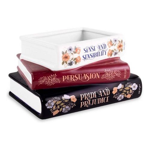 Steel Mill & Co Jane Austen Stacked Books Planter - Primary Image
