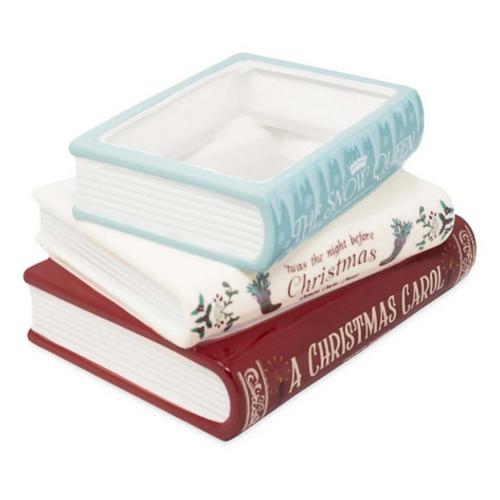 Steel Mill & Co Holiday Titles Stacked Books Planter - Primary Image