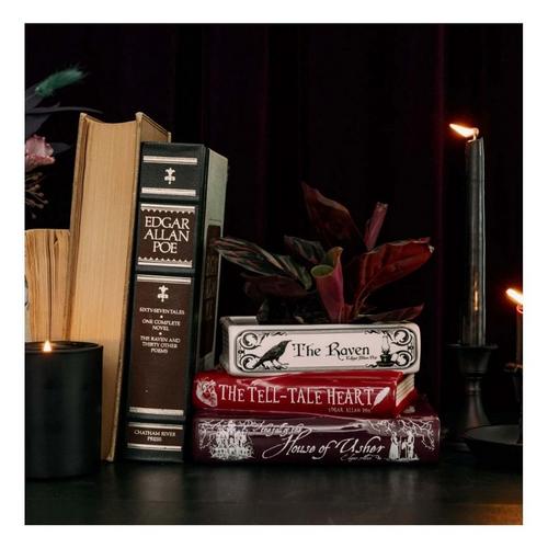 Steel Mill & Co Edgar Allan Poe Stacked Books Planter - Primary Image