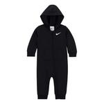 Baby Nike Essentials Hooded Long Sleeve Romper - Thumbnail 1 of 3