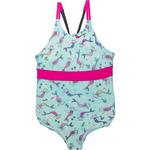 Toddler Girls' Nano Noruk Kitten Mermaid One Piece Swimsuit - Thumbnail 1 of 2