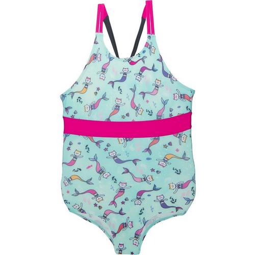 Toddler Girls' Nano Noruk Kitten Mermaid One Piece Swimsuit - Primary Image