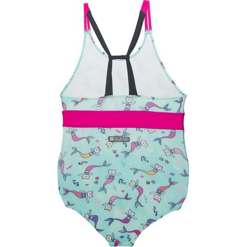 Toddler Girls' Nano Noruk Kitten Mermaid One Piece Swimsuit - Primary Image