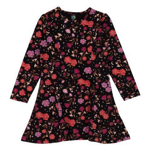Girls' Nano Noruk Floral Long Sleeve Dress - Primary Image