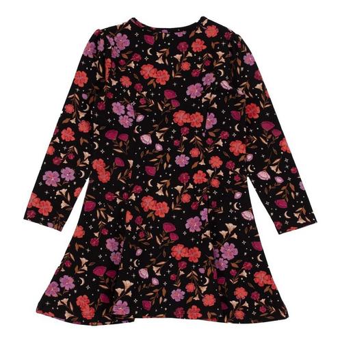 Girls' Nano Noruk Floral Long Sleeve Dress - Primary Image